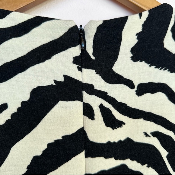 Blumarine Zebra Print Dress w/Rhinestone Details - Picture 9 of 10